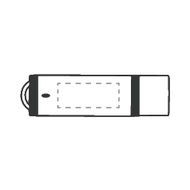 Clé USB Talent 4 Go: Sur la face avant
