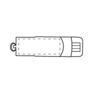 Clé USB Dual Connect 3.0 – Type-C 8 Go: Sur la face avant