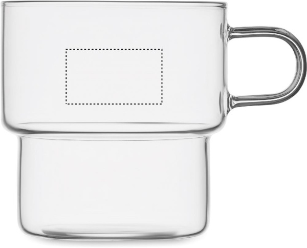 BOROMUG Becher aus Borosilikatglas 300 ml: RECHTSHÄNDER OBERER