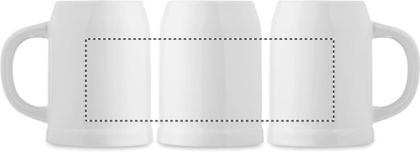 Keraaminen oluttuoppi sublimaatiopainatukseen 500 ml: SIDE TS