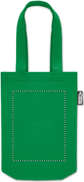 Small RPET felt gift bag: SIDE 1