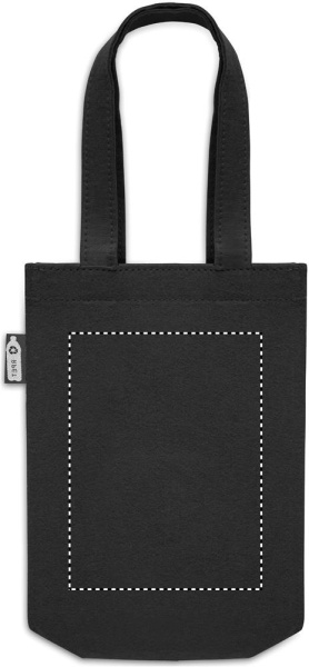 Small RPET felt gift bag: SIDE 2