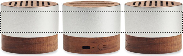 Enceinte en aluminium recyclé: 360