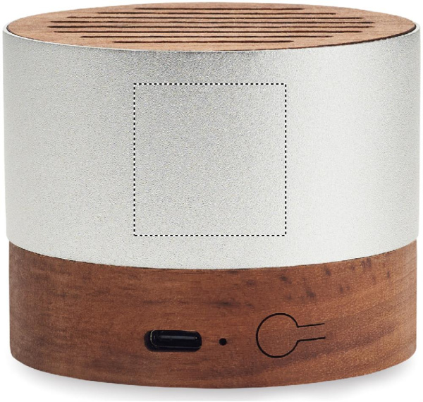 Enceinte en aluminium recyclé: Face 1