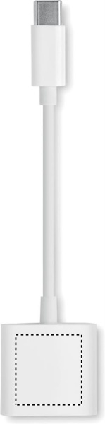 Adaptateur audio Type-C et jack en ABS: Face 2