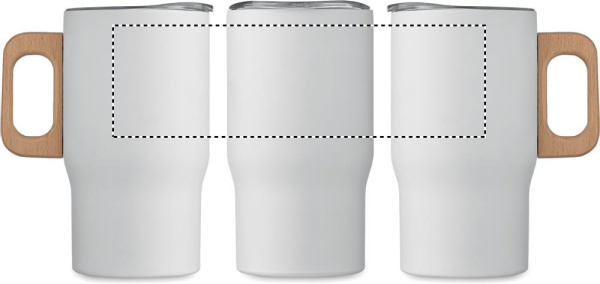 TUMBOO dubultsienu termokrūze ar koka rokturi, 350 ml: 360 AUGŠĒJS