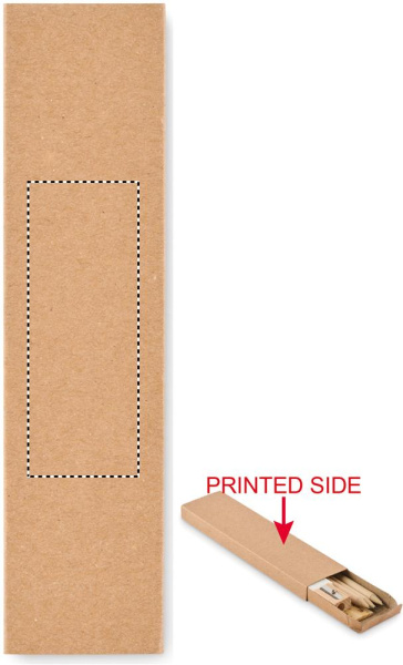 Paper box stationery set: SIDE 1