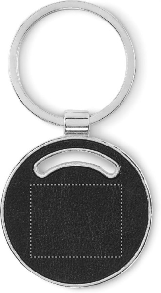 Round shape key ring: SIDE 1