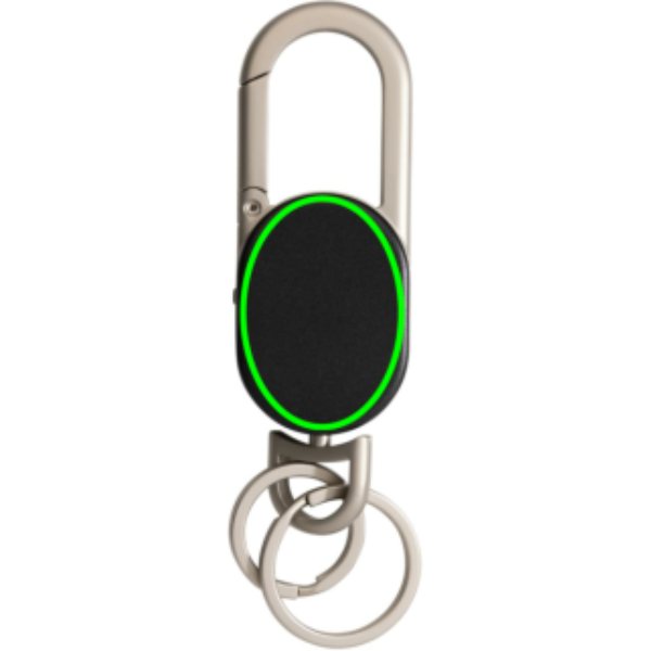 Keyfinder-nyckelring , kan spåras världen runt och med USB C: föremålets framsida