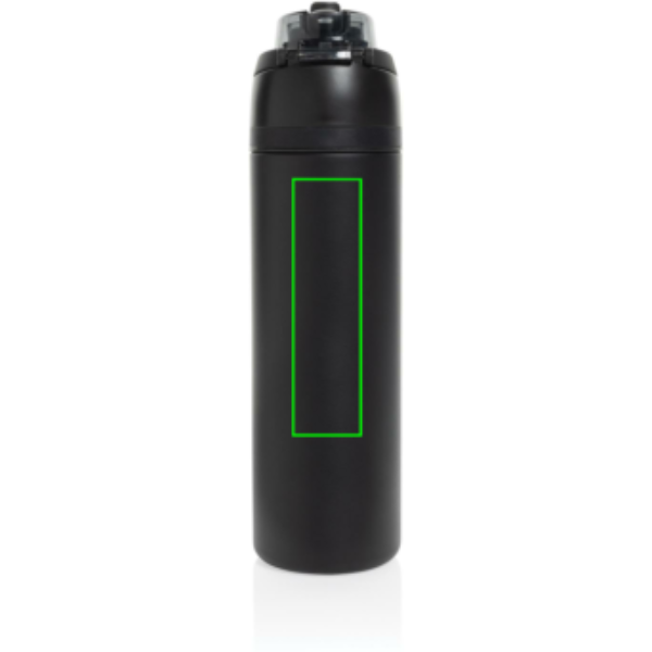 Omni Sip RCS certified recycled steel lockable bottle 720 ml: item back up