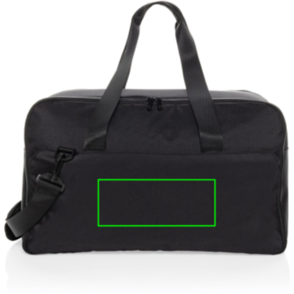 Swiss Peak Aware™ RPET 15.6 inch laptop weekend bag: item front