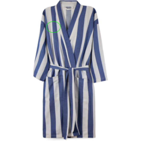 VINGA Ornos GRS hammam robe S/M: chest right