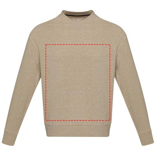 Jet unisex Aware™ taaskasutatud kaelaga kampsun: löök täis eest