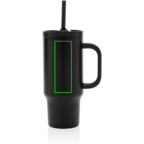 Cruiser kompakter, auslaufsicherer Thermobecher aus RCS-recyceltem Stahl, 480 ml: Artikel vorne
