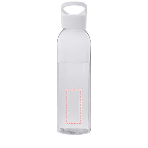Sky 650 ml vattenflaska av återvunnen plast: främre