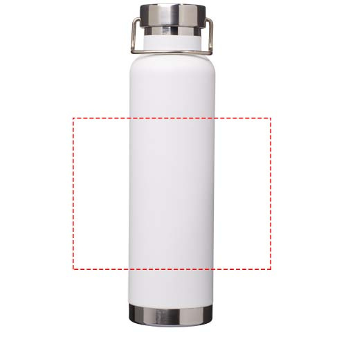 Thor 650 ml RCS-zertifizierte Kupfer-Vakuum-Isolierflasche aus recyceltem Edelstahl: Wrap (1 Farbe)