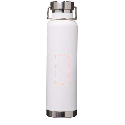 Thor 650 ml RCS-zertifizierte Kupfer-Vakuum-Isolierflasche aus recyceltem Edelstahl: Front