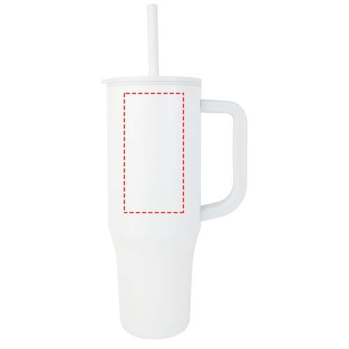 Brady 900 ml RCS-zertifizierter Isolierbecher mit Silikon-Trinkhalm: wickeln