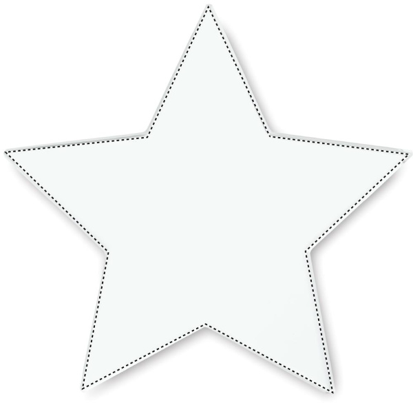 Trophée étoile en verre: Face 2 — PD