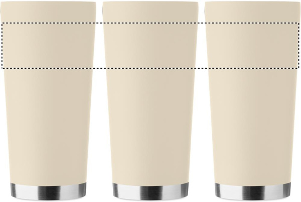 TOPAZ dubultsienu termokrūze 500 ml: 360 grādu lāzers