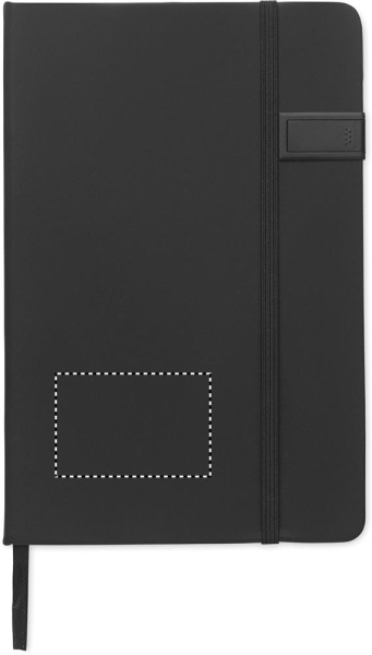 A5 märkmik integreeritud USB-ga USBNOTE: ESIPADI