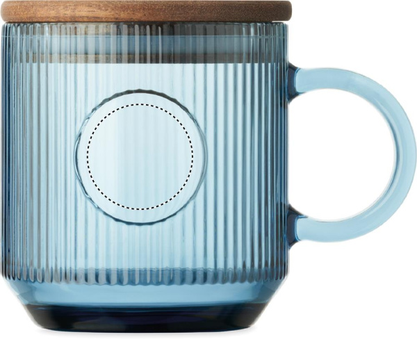 Рифлёная стеклянная кружка VITRIO MUG 300 мл: ПРАВША