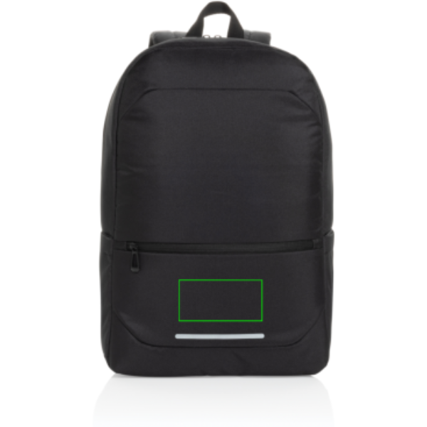 „CityPack AWARE™ RPET“ verslo klasės 15,6 colio nešiojamojo kompiuterio kuprinė: elementas priekyje žemyn