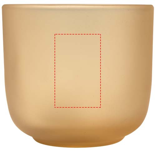 Male 200 ml Glasbecher – 2er-Set: Front