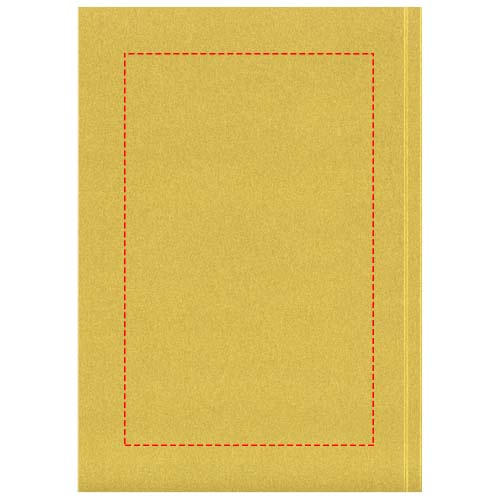 Novella Austen A5 metallic soft cover notebook - 100 sheets: Back Cover