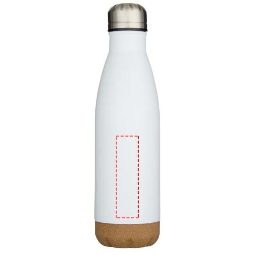 Cove 500 ml vaakumisolatsiooniga roostevabast terasest veepudel korgist detailidega: esiosa