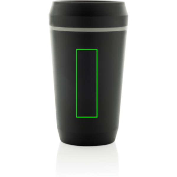 Topl perdirbto plastiko termo puodelis su patentuotu 360° dangteliu, 354 ml: prekė atgal