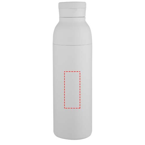Illuminate 650 ml RCS recycled stainless steel double wall insulated water bottle: front