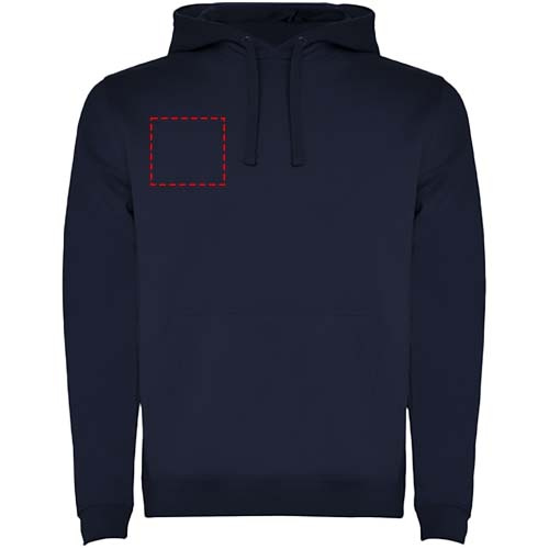 Urban meeste kapuutsiga hoodie: parem rindkere
