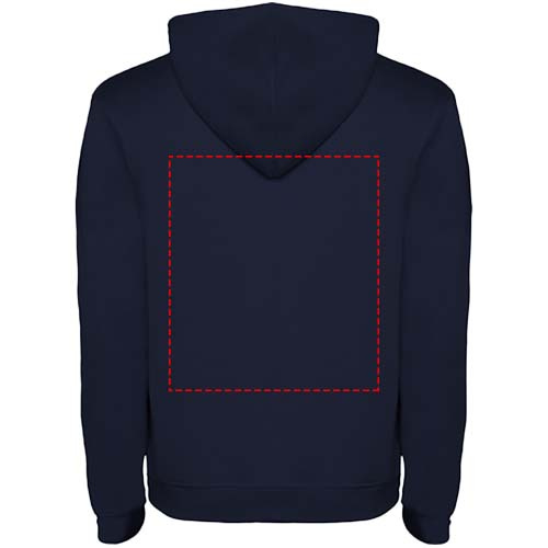 Urban meeste kapuutsiga hoodie: löök ülaseljale