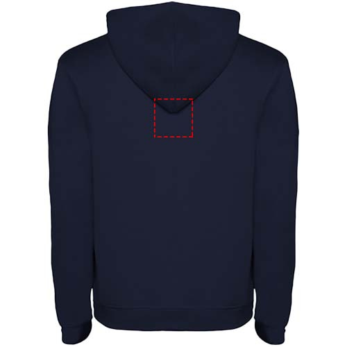Urban meeste kapuutsiga hoodie: löök ülaseljale