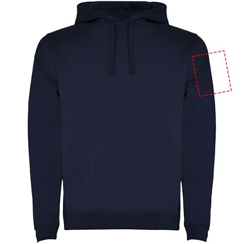Urban meeste kapuutsiga hoodie: vasak biitseps