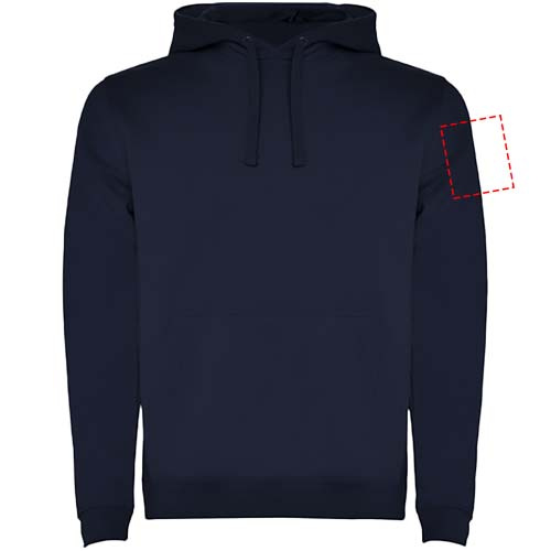 Urban meeste kapuutsiga hoodie: vasak biitseps