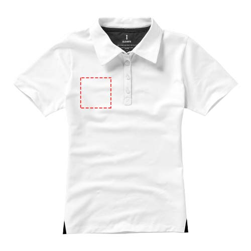 Markham short sleeve women's stretch polo: right chest