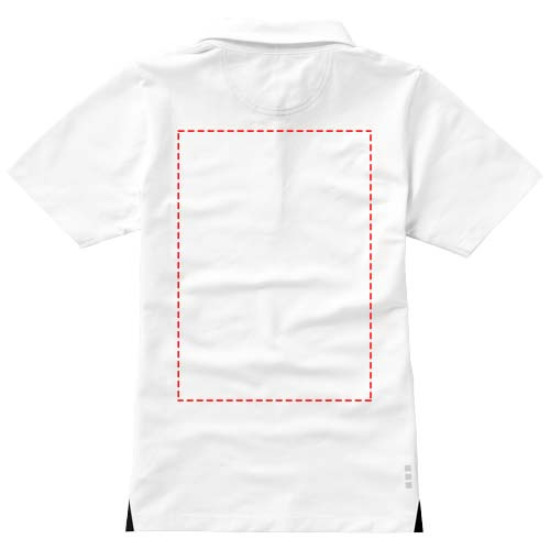 Markham short sleeve women's stretch polo: impact upper back