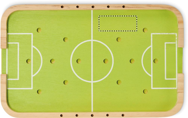 Wooden soccer game: FRONT SIDE 2