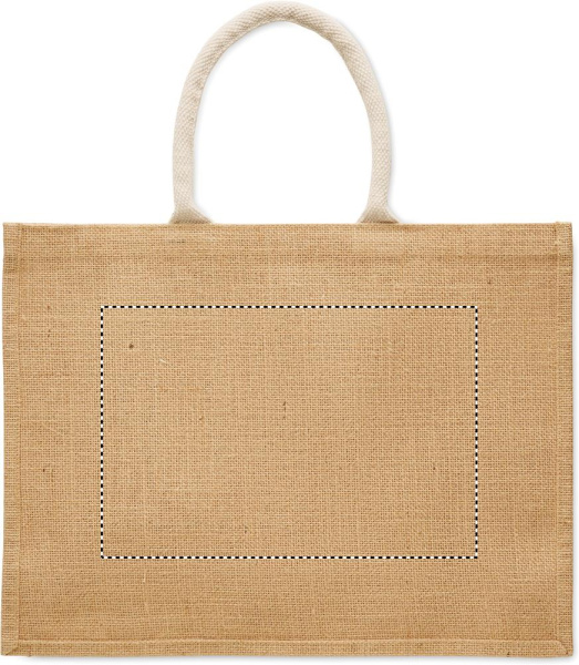 Kasse i bomull/jute 280gsm: TILLBAKA