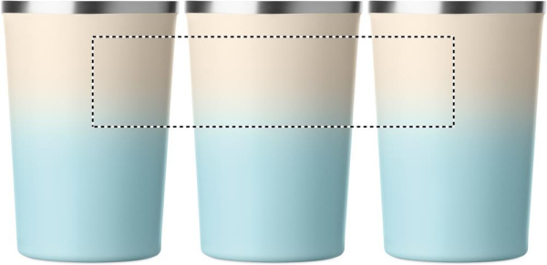 BRACE GRADIENT kaksiseinäinen termosmuki 350 ml: PYÖREÄ NÄYTTÖ