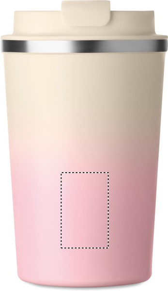 BRACE GRADIENT kaksiseinäinen termosmuki 350 ml: ETUOSA ALAOSA