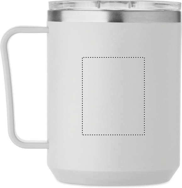 COCOA dubbelväggig mugg 400 ml: VÄNSTERHÄNTA
