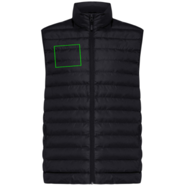 Gilet sans manches Iqoniq Meru pour homme en polyester recyclé: Poitrine droite