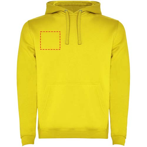 Urban meeste kapuutsiga hoodie: parem rindkere