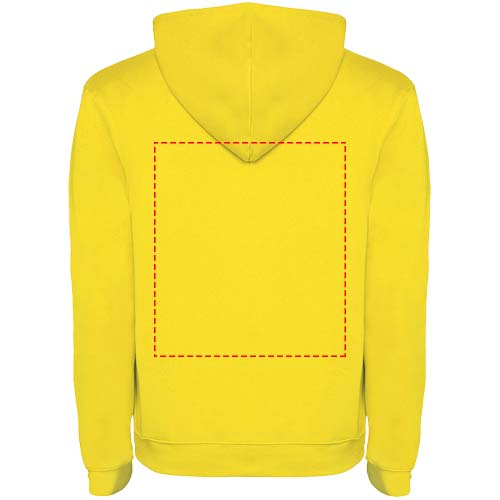Urban meeste kapuutsiga hoodie: löök ülaseljale