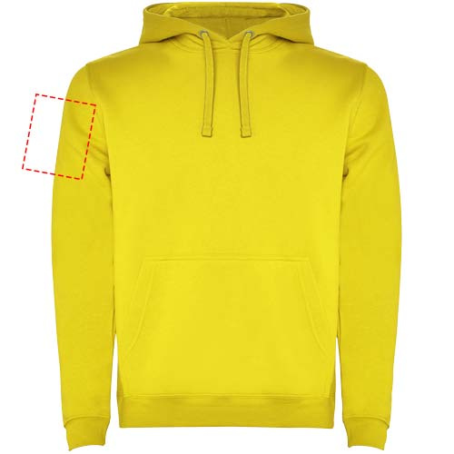 Urban meeste kapuutsiga hoodie: parem biitseps
