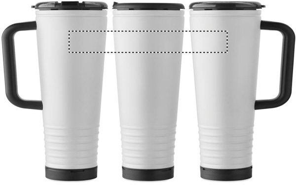 Howler cup with handle 700 ml: 360 LASER