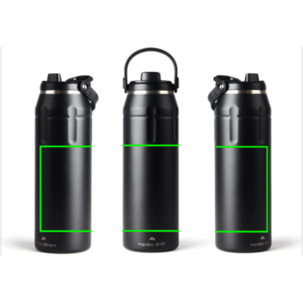 Nordic Drift Trail RCS isolerad sportflaska, 940 ml: punkt